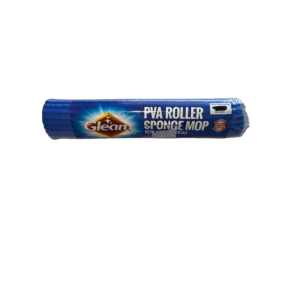 Gleam PVA Roller Sponge Mop Replacement Head NIP New Factory Sealed